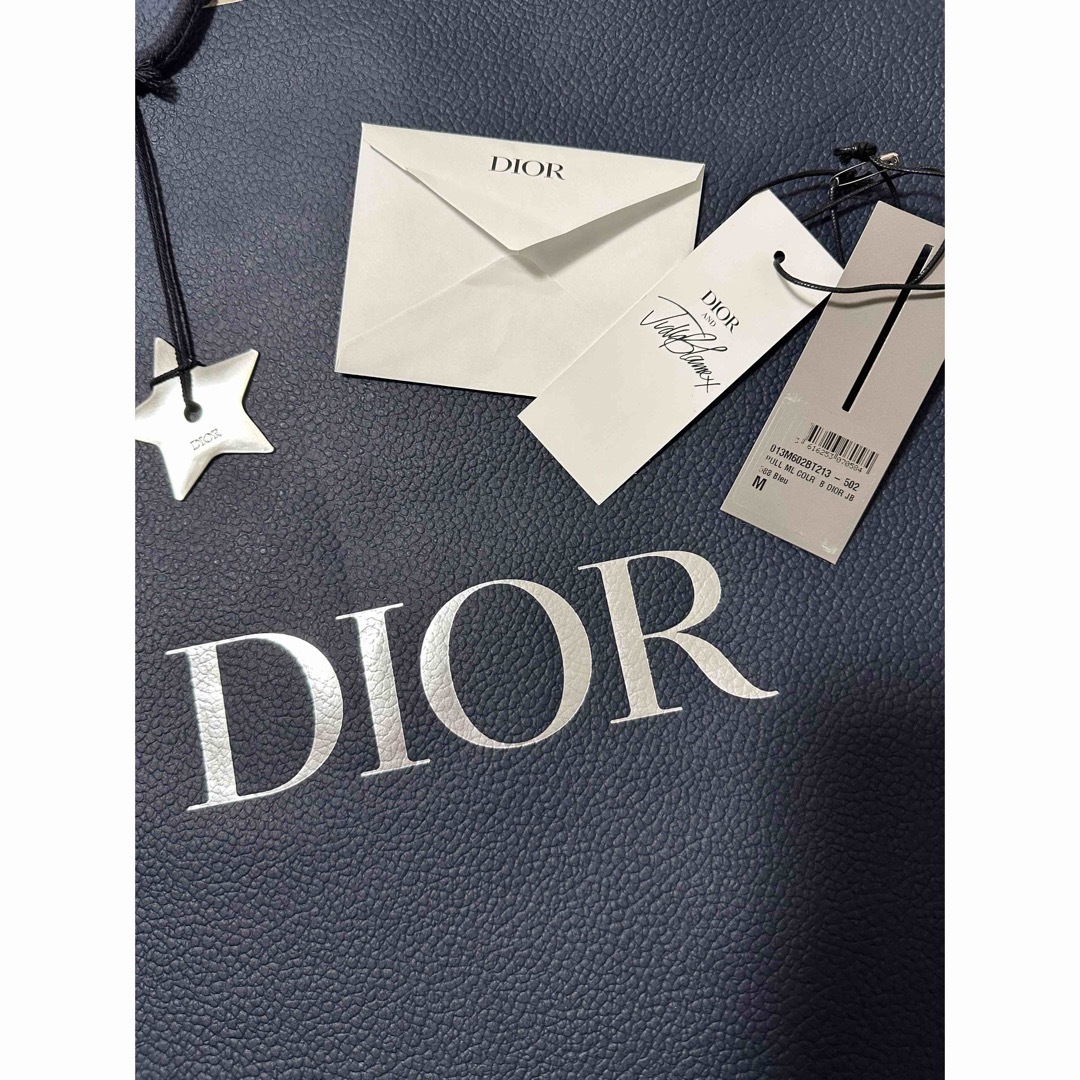 Christian Dior(クリスチャンディオール)のDior Homme × Judy Blame ロゴ刺繍 クルーネック　ニット メンズのトップス(ニット/セーター)の商品写真