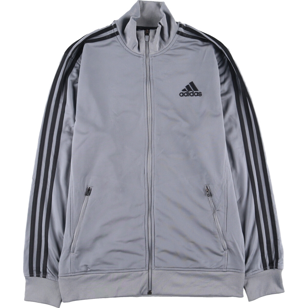 アディダス adidas ジャージ トラックジャケット メンズM /eaa407203グレー系灰色柄