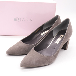 ダイアナ(DIANA)のダイアナ パンプス スウェード ブランド 靴 シューズ 日本製 レディース 24cmサイズ グレー DIANA(ハイヒール/パンプス)
