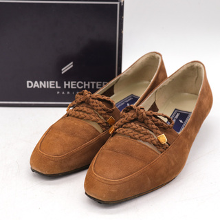 ダニエル・エシュテル ローファー パンプス スウェード 靴 シューズ レディース 36.5サイズ ブラウン DANIEL HECHTER(ローファー/革靴)