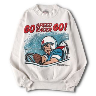 オニータ(ONEITA)の古着 90年代 オニータ ONEITA マッハGoGoGo アニメ スウェットシャツ トレーナー USA製 メンズS ヴィンテージ /evb002529(スウェット)