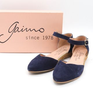 ガイモ(gaimo)のガイモ パンプス スウェード 靴 シューズ スペイン製 レディース 36サイズ ネイビー GAIMO(ハイヒール/パンプス)
