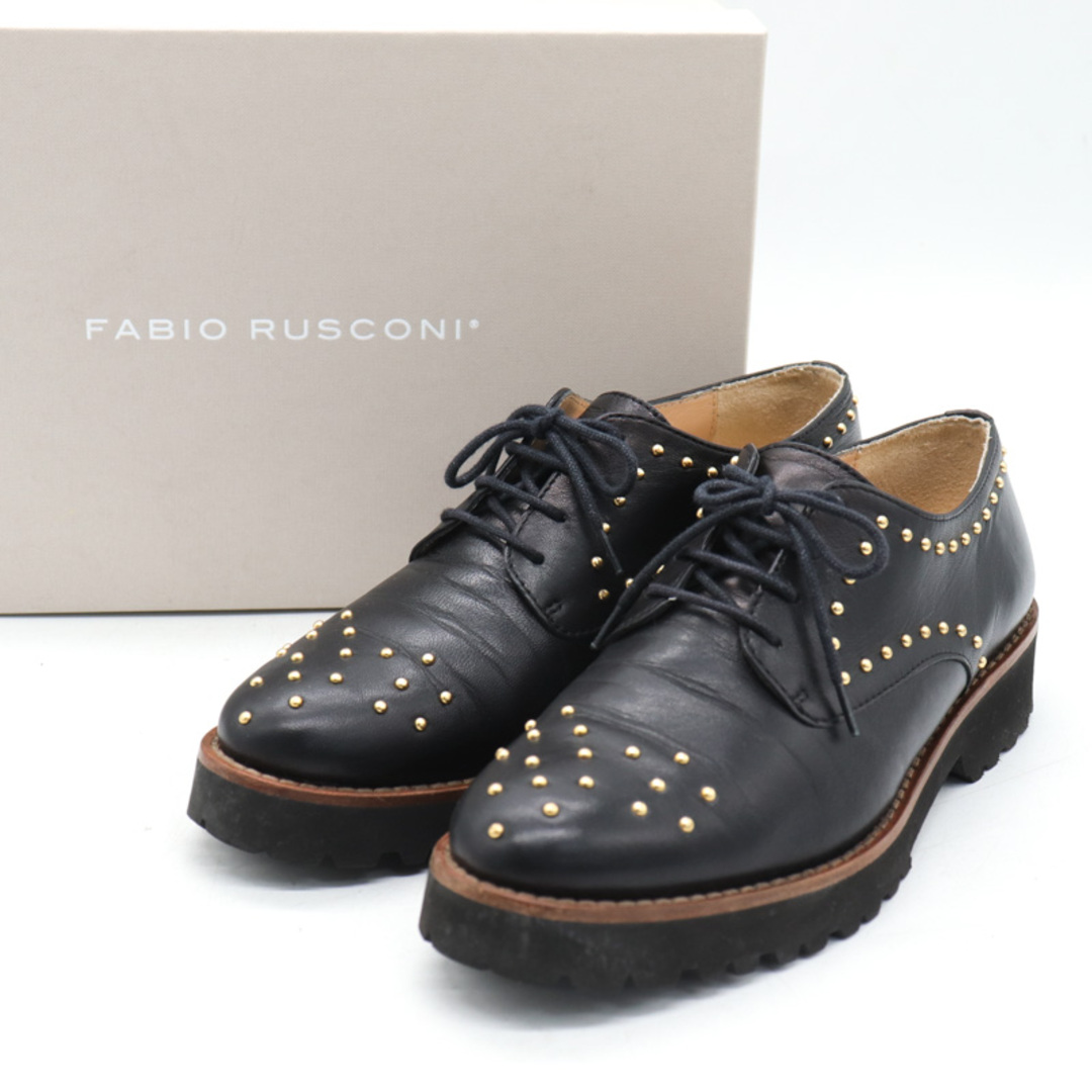 FABIO RUSCONI(ファビオルスコーニ)のファビオルスコーニ ドレスシューズ  レースアップ ブランド 靴 シューズ 黒 レディース 35サイズ ブラック FABIO RUSCONI レディースの靴/シューズ(ローファー/革靴)の商品写真