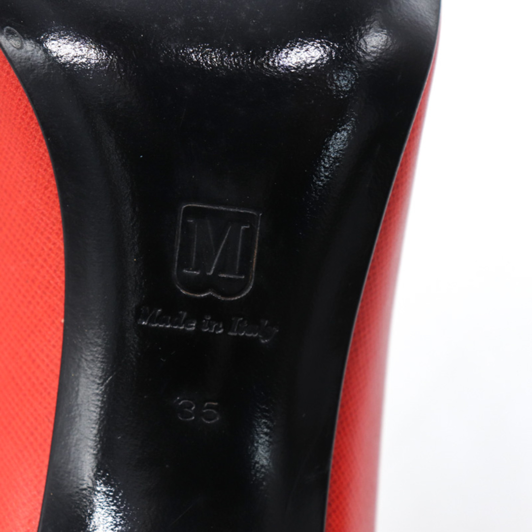 BRUNOMAGLI(ブルーノマリ)のブルーノマリ パンプス 靴 シューズ イタリア製 赤 レディース 35サイズ レッド Bruno Magli レディースの靴/シューズ(ハイヒール/パンプス)の商品写真