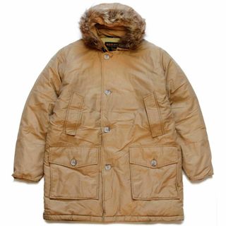 ウールリッチ(WOOLRICH)の00s USA製 WOOLRICH JOHN RICH&BROS ウールリッチ コヨーテファー アークティックパーカー ダウンコート カーキ M★B-9タイプ オールド(その他)