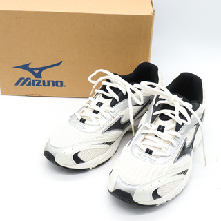 ミズノ(MIZUNO)のミズノ スニーカー ローカット 靴 シューズ 白 レディース 25.5cmサイズ ホワイト Mizuno(スニーカー)
