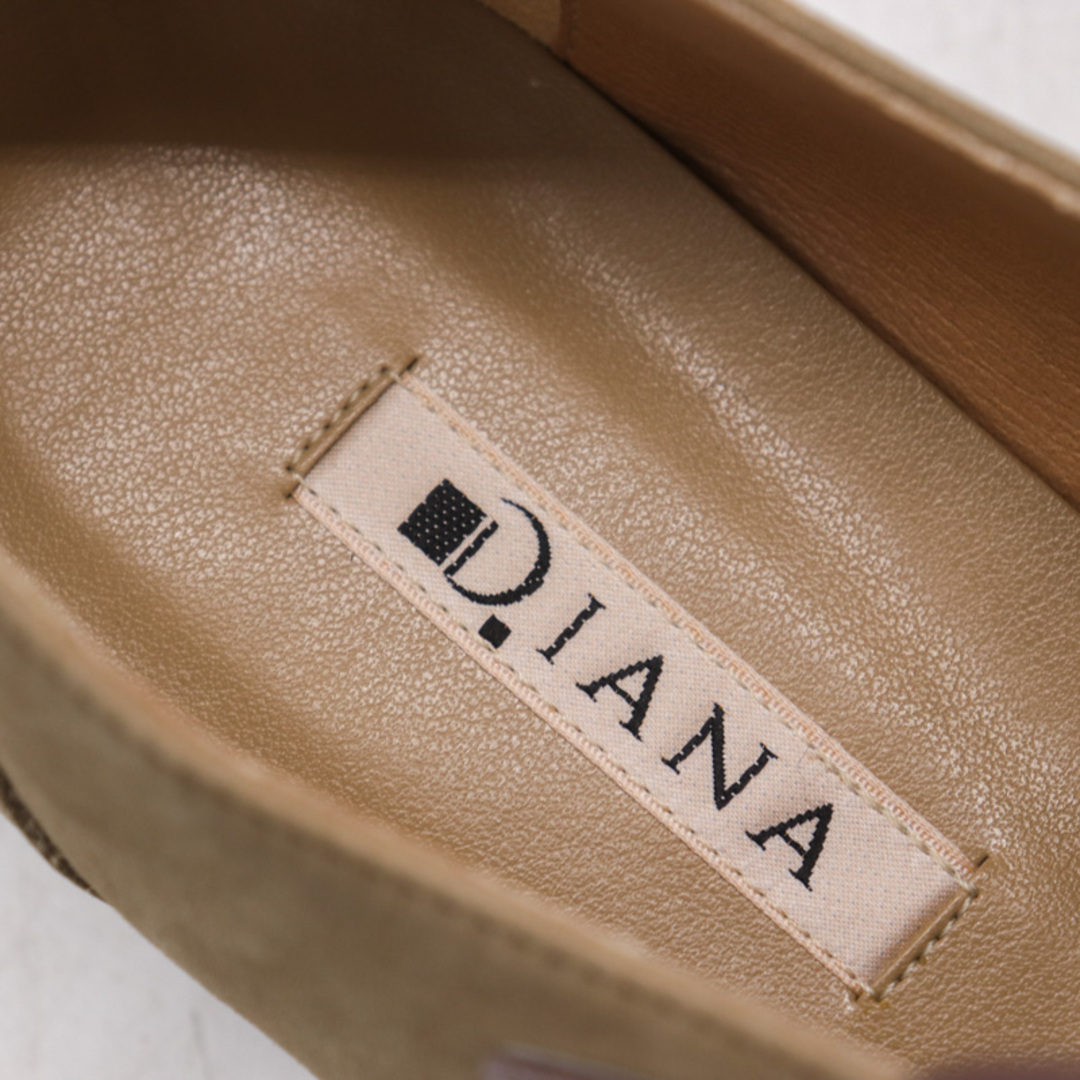 DIANA(ダイアナ)のダイアナ ドレスシューズ レースアップ ほぼ未使用 靴 シューズ 日本製 レディース 24.5cmサイズ ベージュ DIANA レディースの靴/シューズ(ローファー/革靴)の商品写真
