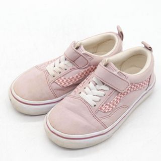 ヴァンズ(VANS)のヴァンズ スニーカー スリッポン 靴 シューズ キッズ 女の子用 17cmサイズ ピンク VANS(スニーカー)