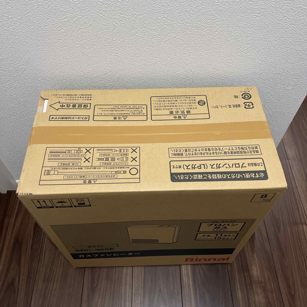 リンナイ ガスファンヒーター プロパンガス用 ホワイト SRC-365E-L リンナイ ガスファンヒーター プロパンガス用 ホワイト SRC-365E-L