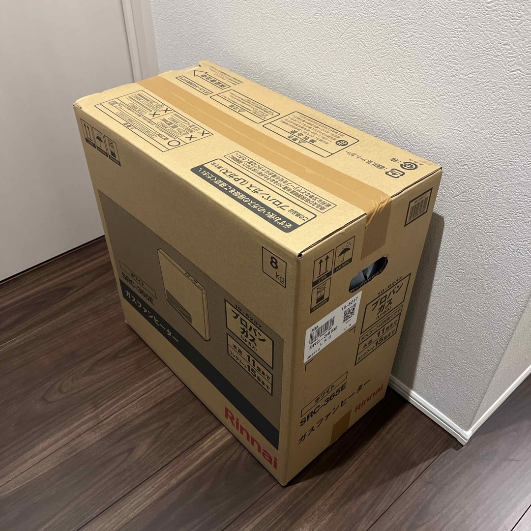 リンナイ ガスファンヒーター プロパンガス用 ホワイト SRC-365E-L リンナイ ガスファンヒーター プロパンガス用 ホワイト SRC-365E-L