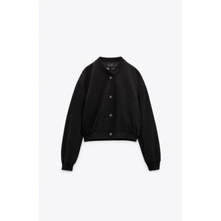 ザラ(ZARA)のZARA ボンバージャケット スナップボタン(ブルゾン)