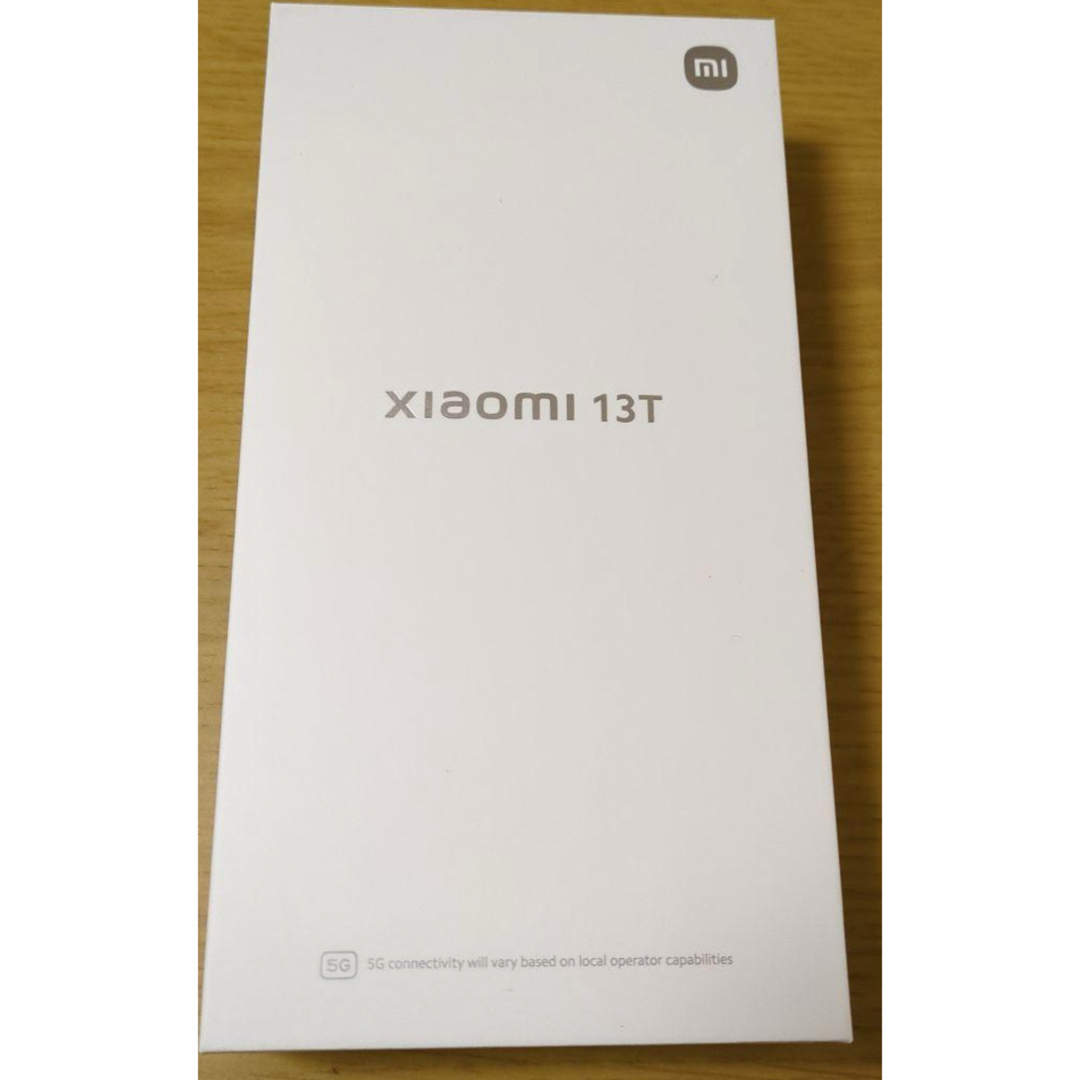 Xiaomi(シャオミ)の【新品未使用】シャオミ　13T アルパインブルー スマホ/家電/カメラのスマートフォン/携帯電話(スマートフォン本体)の商品写真