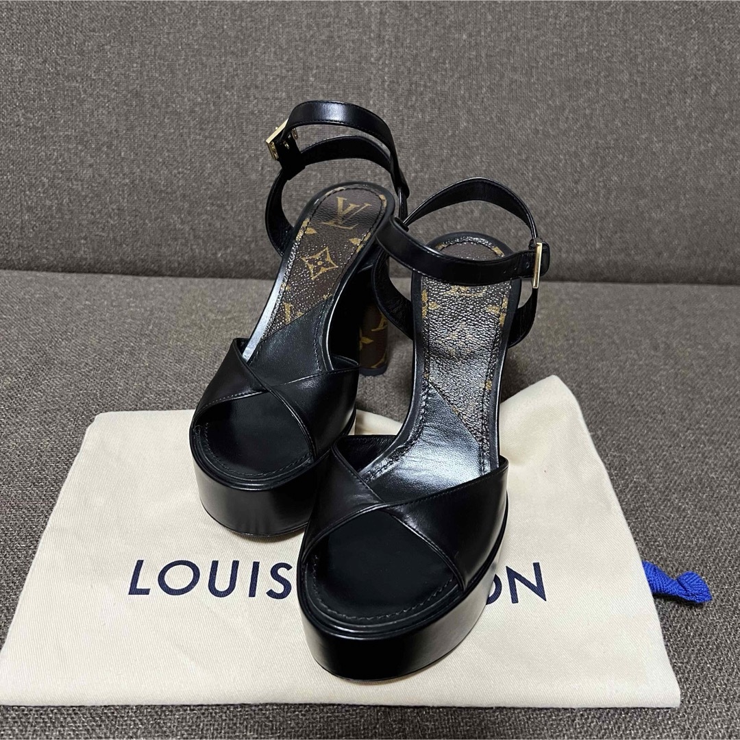 LOUIS VUITTON ルイ・ヴィトン サンダル モノグラム ブラック LOUIS VUITTON ルイ・ヴィトン サンダル モノグラム ブラック