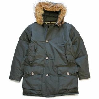 ウールリッチ(WOOLRICH)の00s USA製 WOOLRICH JOHN RICH&BROS. ウールリッチ コヨーテファー アークティックパーカー ダウンコート オリーブ S★A B-9タイプ(その他)