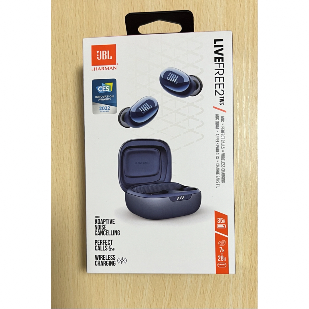 JBL フルワイヤレスイヤホン LIVE FREE 2 BLUE スマホ/家電/カメラのオーディオ機器(ヘッドフォン/イヤフォン)の商品写真