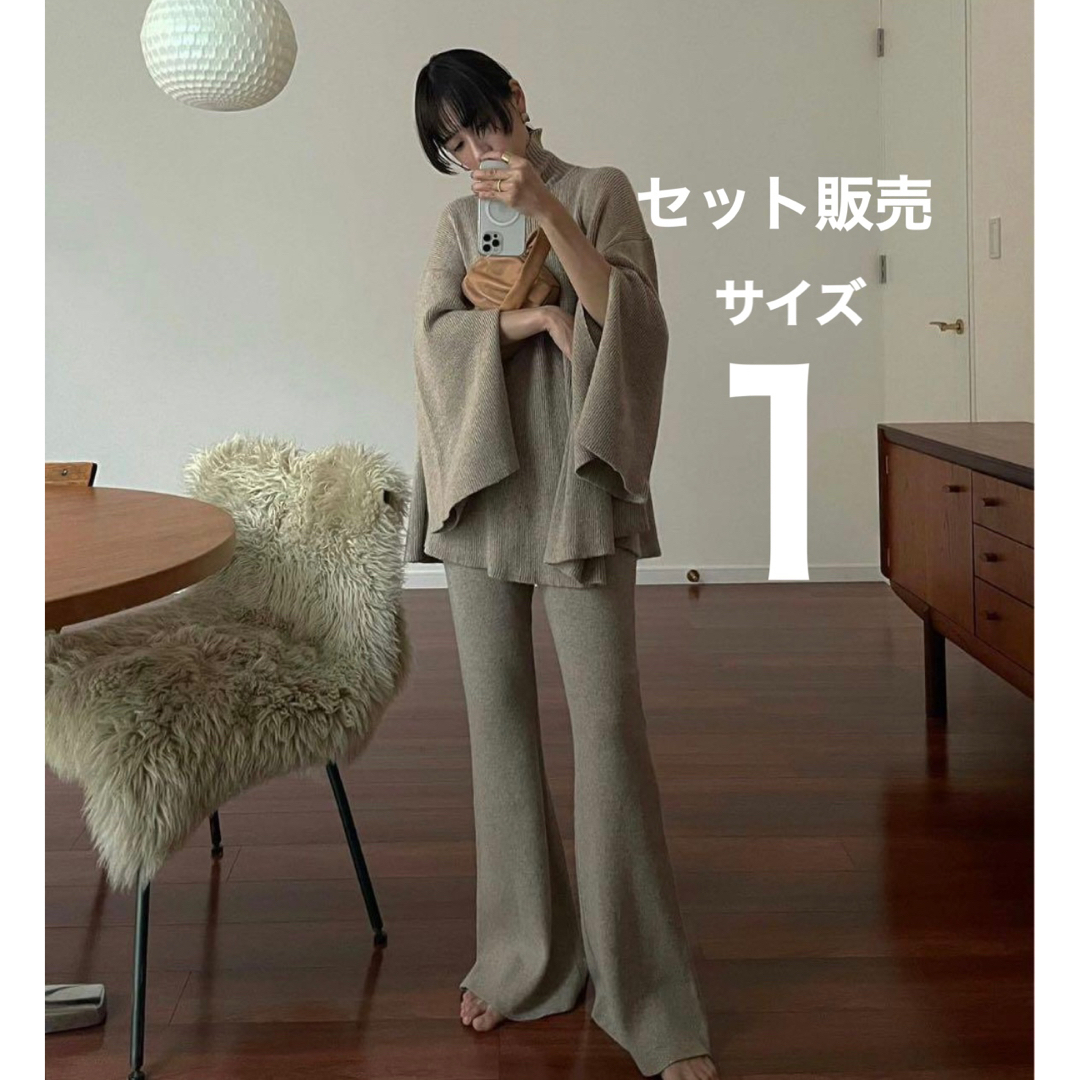 正規代理店 2WAY CAPE KNIT TOPS セットアップ ニット/セーター