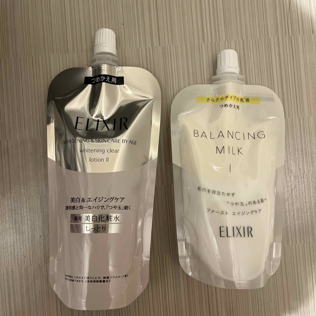 ELIXIR(エリクシール)のELIXIR 美白化粧水、乳液セット コスメ/美容のスキンケア/基礎化粧品(化粧水/ローション)の商品写真