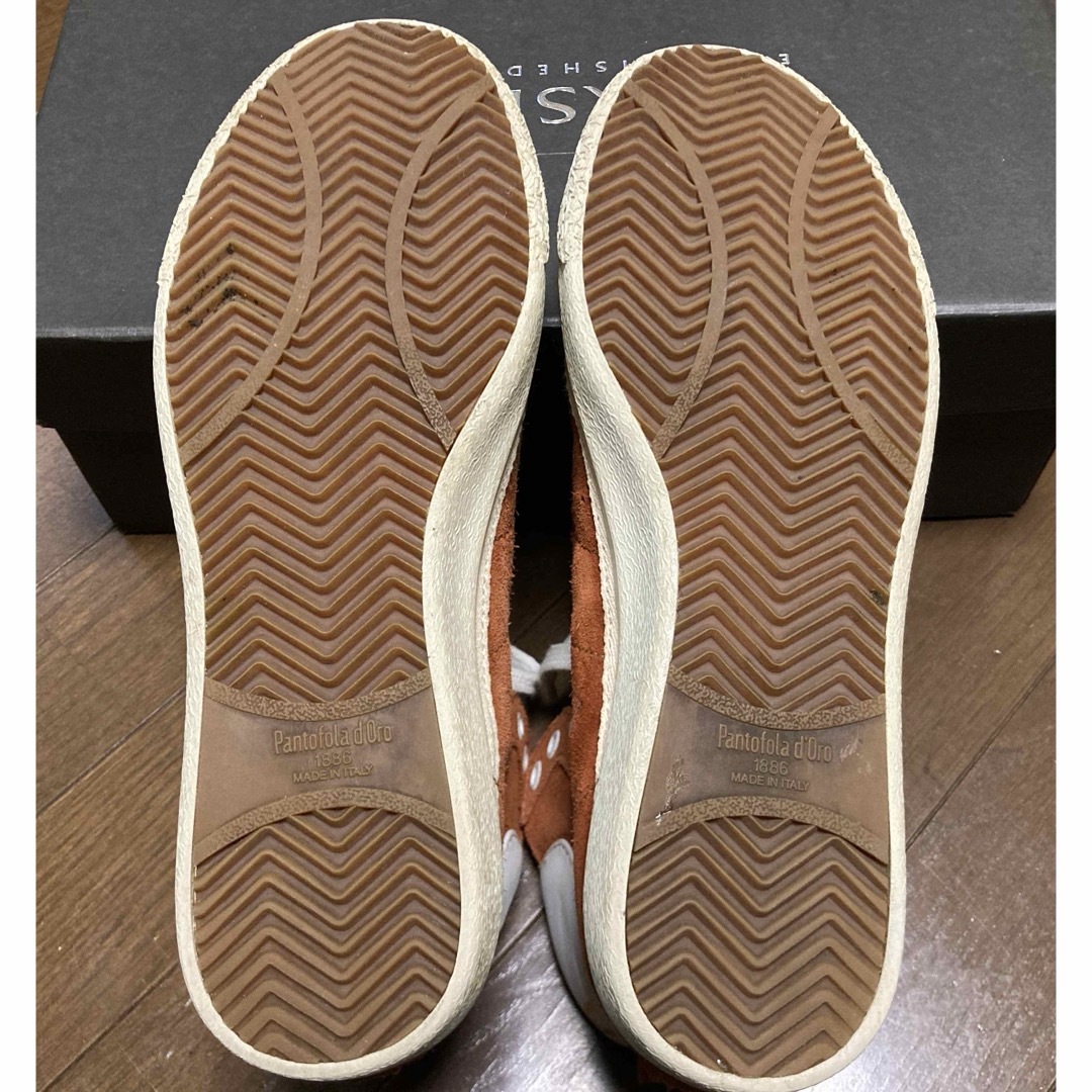 美品　パントフェラドーロ　ハイカットスニーカー　スエード　サイズ：25.5cm メンズの靴/シューズ(スニーカー)の商品写真
