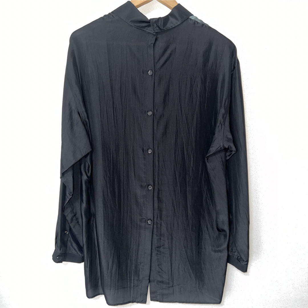 yohji yamamoto 18ss 椿とたばこ シルクシャツ トップス yohji yamamoto 18ss 椿とたばこ シルクシャツ トップス