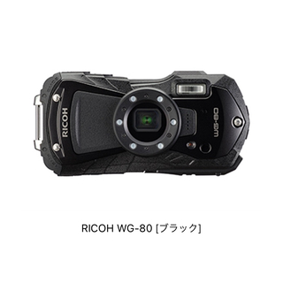 リコー(RICOH)のリコー RICOH RICOH WG-80 ブラック[コンパクトデジタルカメラ](コンパクトデジタルカメラ)