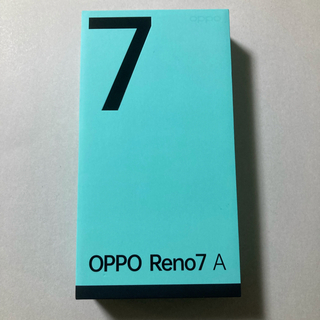 オッポ(OPPO)の新品未使用 OPPO Reno7 A  開封済み(スマートフォン本体)