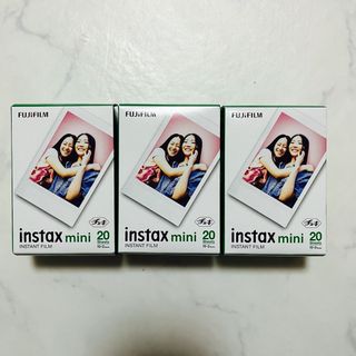 富士フイルム - FUJIFILM instax mini チェキフィルム ２０枚入×3個