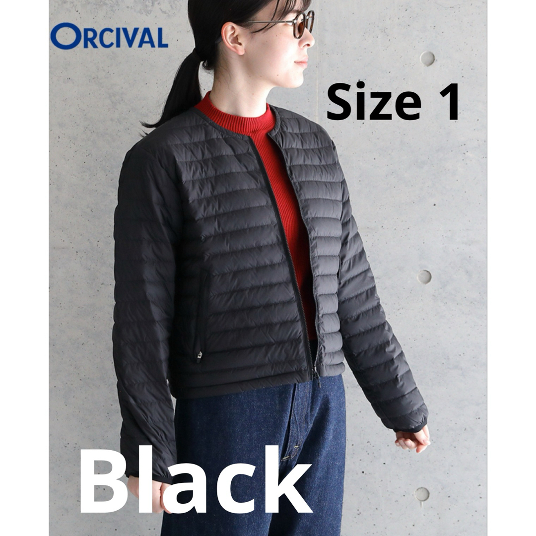 ORCIVAL オーシバル　インナーダウン　ライトダウン　ブルゾン　ブラック