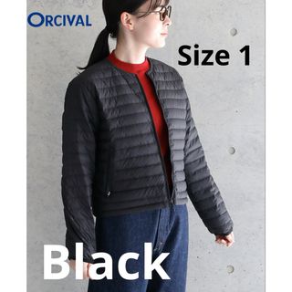 オーシバル(ORCIVAL)のORCIVAL オーシバル　インナーダウン　ライトダウン　ブルゾン　ブラック(ダウンジャケット)