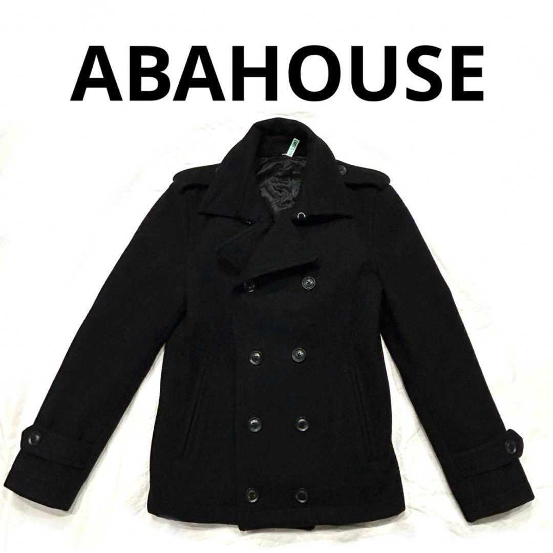 ABAHOUSE(アバハウス)の【ABAHOUSE】Pコート【アバハウス】サイズ２　ウールメルトンコート メンズのジャケット/アウター(ピーコート)の商品写真