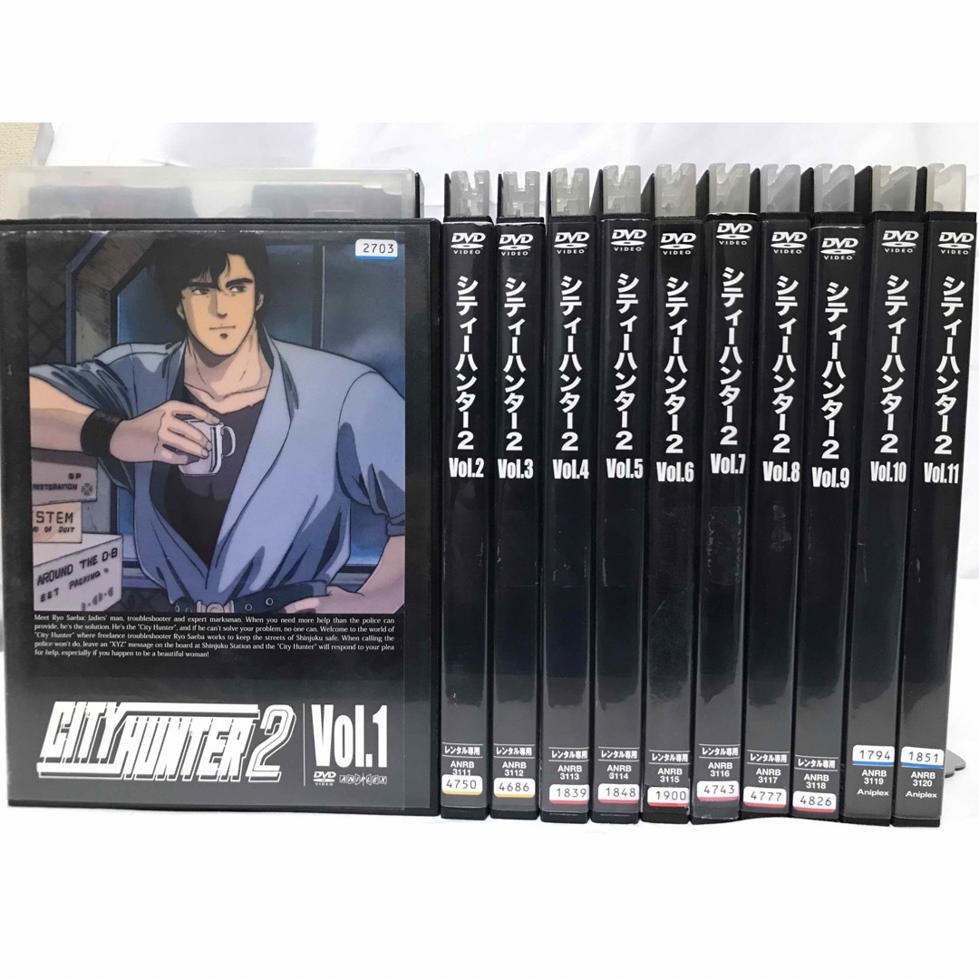 アニメ『シティーハンター第1期〜第4期+劇場版』DVD 全27巻 全巻セット アニメ『シティーハンター第1期〜第4期+劇場版』DVD 全27巻 全巻セット