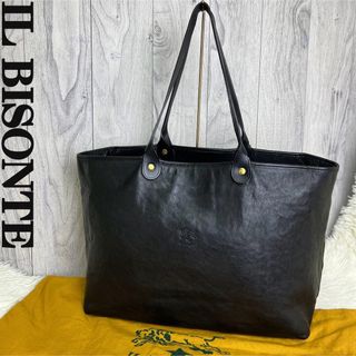 イルビゾンテ(IL BISONTE)の定価113300円♡美品♡保存袋付♡A4可♡イルビゾンテ レザー トートバッグ(トートバッグ)