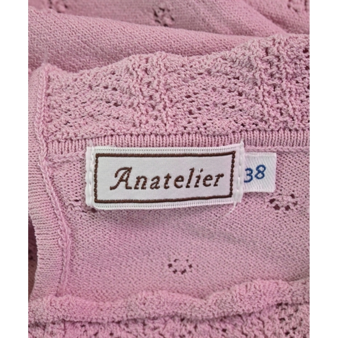 anatelier(アナトリエ)のanatelier アナトリエ ニット・セーター 38(M位) ピンク 【古着】【中古】 レディースのトップス(ニット/セーター)の商品写真