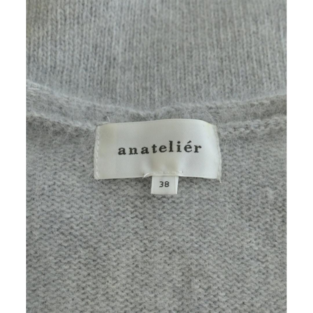 anatelier(アナトリエ)のanatelier アナトリエ ニット・セーター 38(M位) グレー 【古着】【中古】 レディースのトップス(ニット/セーター)の商品写真