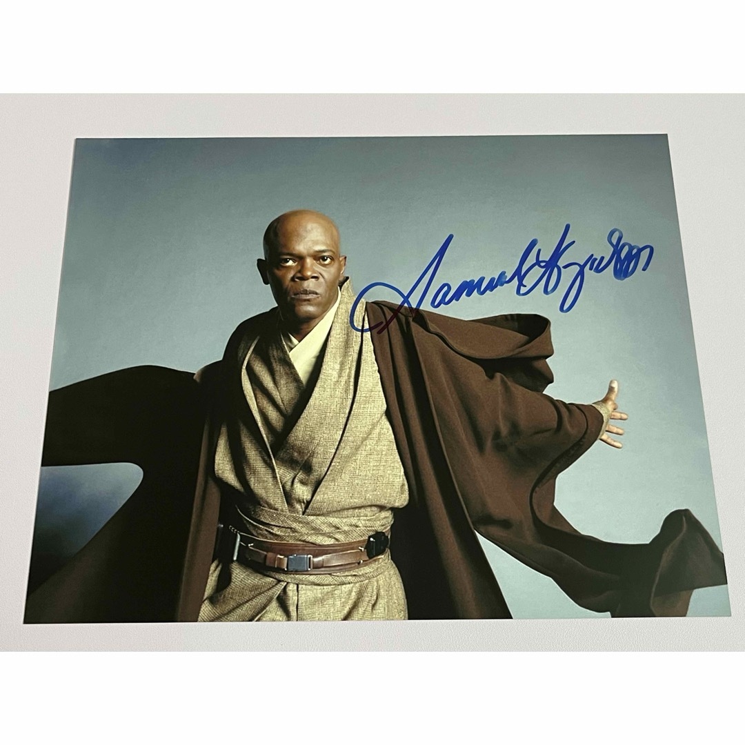 スターウォーズ 直筆サイン メイス・ウィンドゥ サミュエル・L スターウォーズ 直筆サイン メイス・ウィンドゥ サミュエル・L