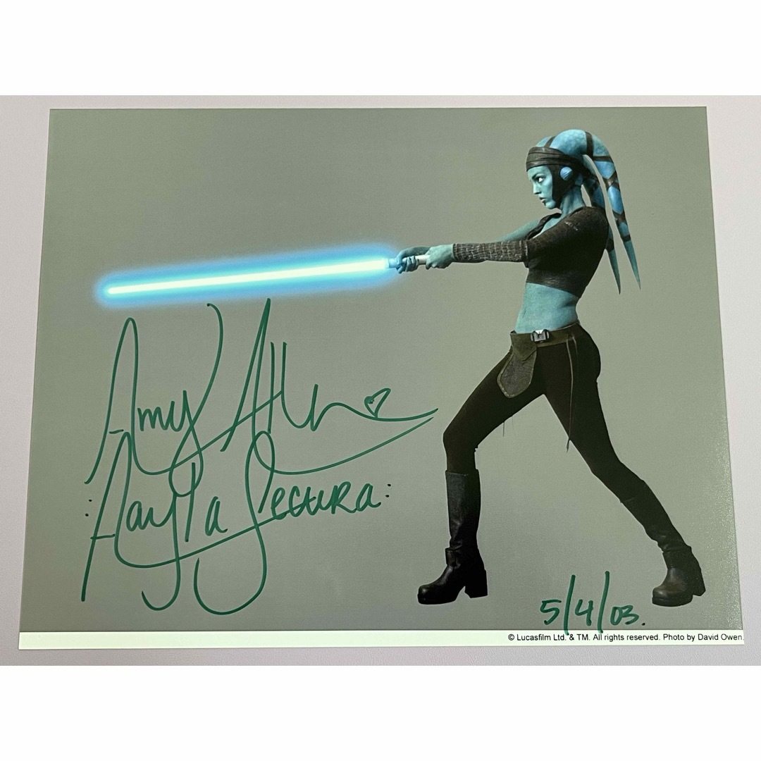 スターウォーズ 直筆サイン アイラ・セキュラ エイミー・アレン スターウォーズ 直筆サイン アイラ・セキュラ エイミー・アレン
