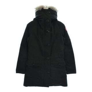 カナダグース(CANADA GOOSE)のCANADA GOOSE カナダグース ダウンコート XS 黒 【古着】【中古】(ダウンコート)