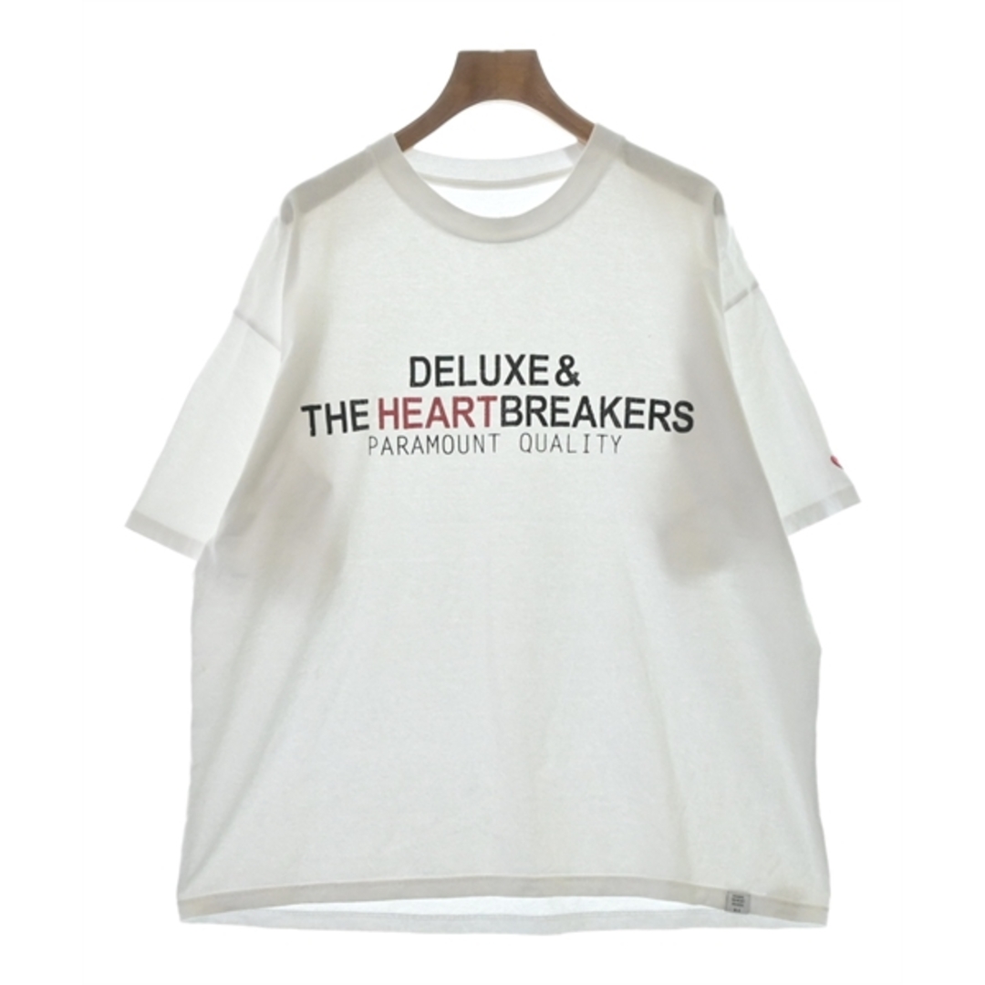 DELUXE(デラックス)のDeluxe デラックス Tシャツ・カットソー XL 白 【古着】【中古】 メンズのトップス(Tシャツ/カットソー(半袖/袖なし))の商品写真