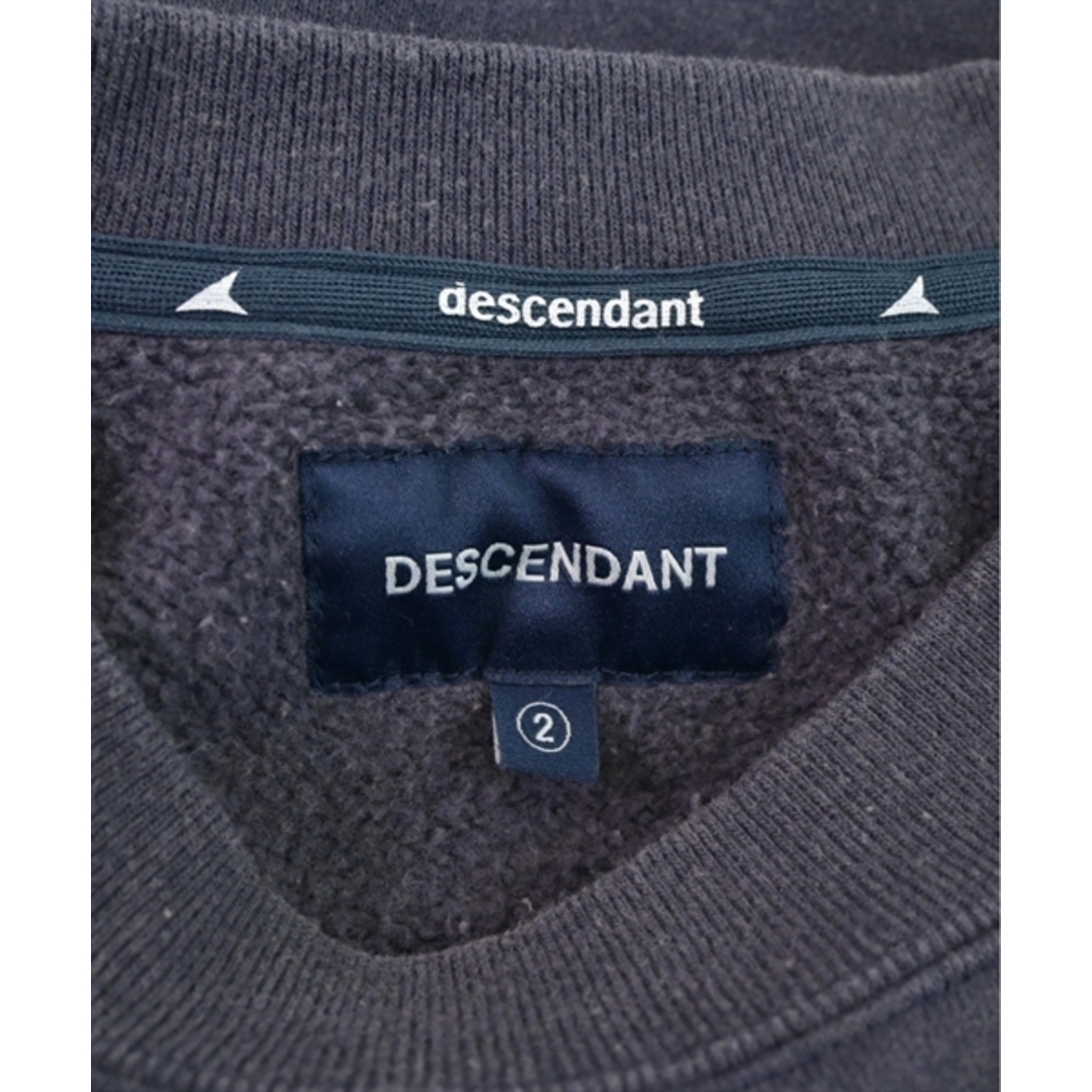 DESCENDANT(ディセンダント)のDESCENDANT ディセンダント スウェット 2(M位) 紺系 【古着】【中古】 メンズのトップス(スウェット)の商品写真