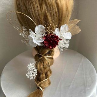 ヘッドパーツ　ヘッドドレス　ヘアピン　髪飾り　成人式髪飾り(ヘアアクセサリー)