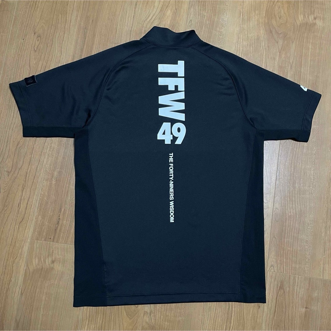 トップスTFW49 モックネック　Tシャツ　ブラック　M junhashimoto