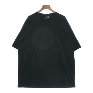 エイトン(ATON)のATON エイトン Tシャツ・カットソー 6(XXL位) 黒 【古着】【中古】(Tシャツ/カットソー(半袖/袖なし))