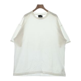 エイトン(ATON)のATON エイトン Tシャツ・カットソー 6(XXL位) 白 【古着】【中古】(Tシャツ/カットソー(半袖/袖なし))