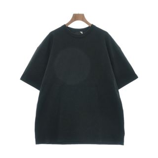 エイトン(ATON)のATON エイトン Tシャツ・カットソー 6(XXL位) 黒 【古着】【中古】(Tシャツ/カットソー(半袖/袖なし))