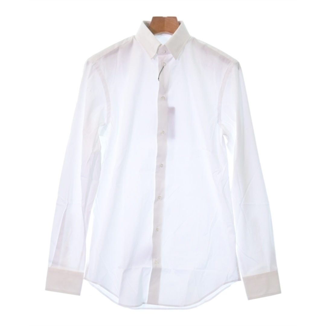なし透け感EMPORIO ARMANI ドレスシャツ 38(S位) 白