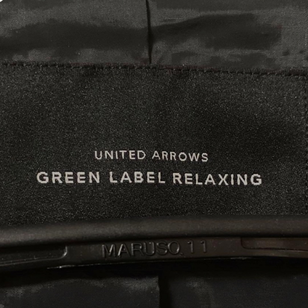 UNITED ARROWS green label relaxing(ユナイテッドアローズグリーンレーベルリラクシング)の【すーゆーはー様専用】PWサテン　ノーラペル　ジャケット&パンツ レディースのジャケット/アウター(ノーカラージャケット)の商品写真