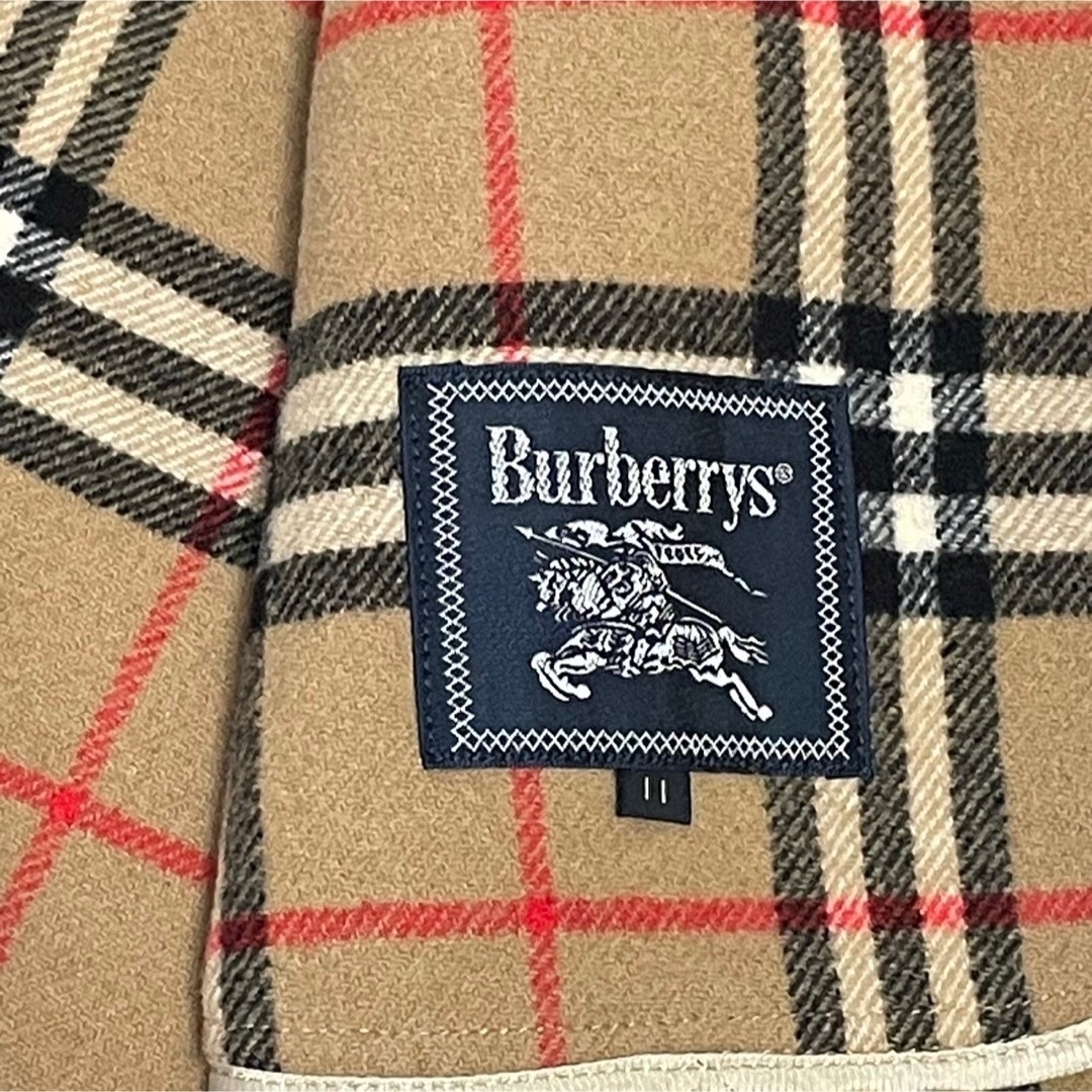 BURBERRY(バーバリー)のバーバリーズ BURBERRYS カシミヤ Pコート 裏地ノバチェック 11AR レディースのジャケット/アウター(ピーコート)の商品写真