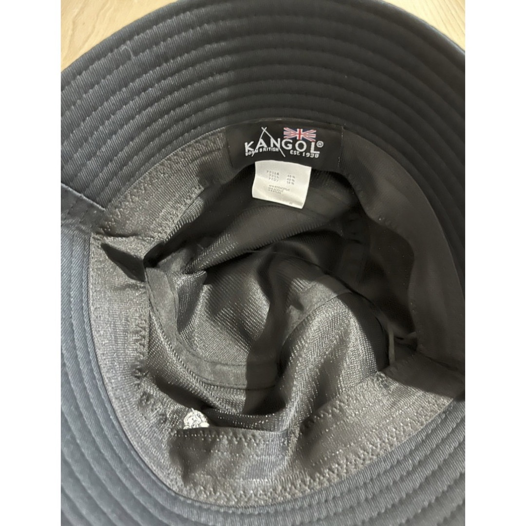 カンゴール　バケットハット　バケハ　黒　韓国　カジュアル メンズの帽子(ハット)の商品写真