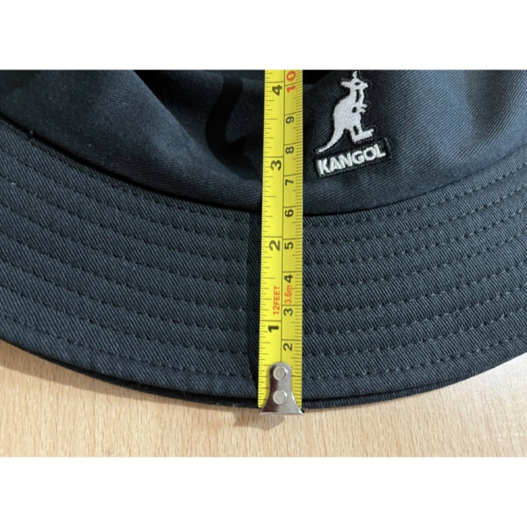カンゴール　バケットハット　バケハ　黒　韓国　カジュアル メンズの帽子(ハット)の商品写真