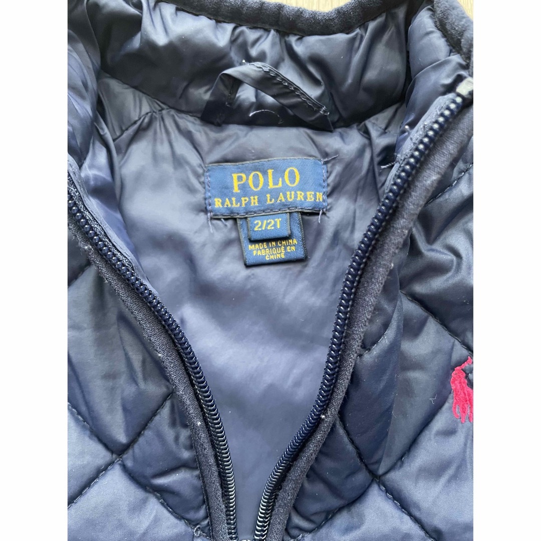 POLO RALPH LAUREN(ポロラルフローレン)のPOLO Ralph Lauren ダウン　2T ネイビー キッズ/ベビー/マタニティのベビー服(~85cm)(ジャケット/コート)の商品写真