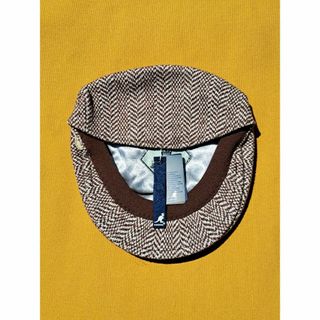 カンゴール(KANGOL)のカンゴール HERRINGBONE 504 ブラウン KANGOL(ハンチング/ベレー帽)